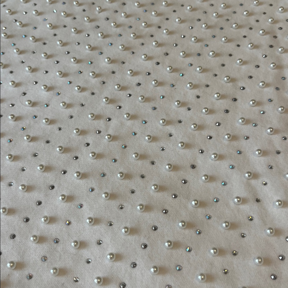 Queen of Sparkle White Studded Top - Picture 2 of 4